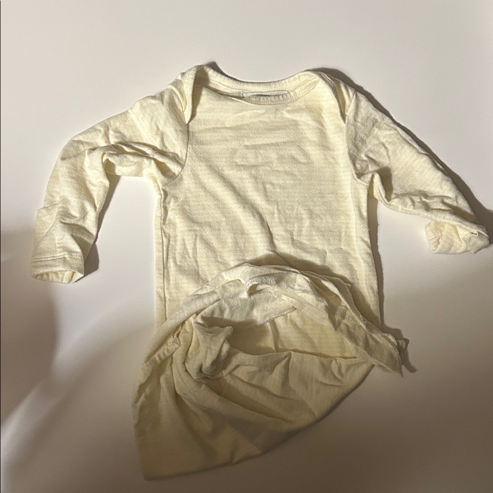 Starting Out Cream Long Sleeve Kids Tee